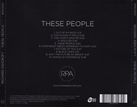 Richard Ashcroft - These People (tweedehands CD) - Velvet Music