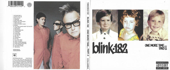 Blink-182 - One More Time... Part-2 (CD) - Velvet Music