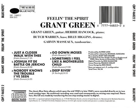 Grant Green - Feelin' The Spirit (tweedehands CD) - Velvet Music