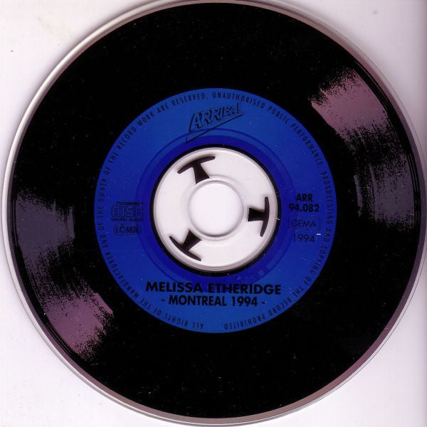 Melissa Etheridge - Montreal 1994 (LP) - Velvet Music