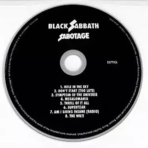 Black Sabbath - Sabotage (CD) - Velvet Music