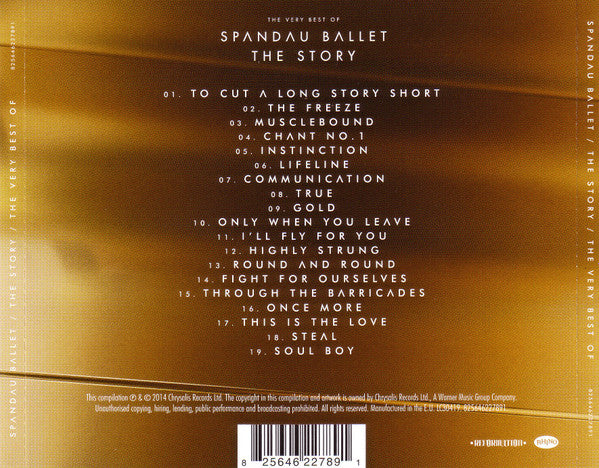 Spandau Ballet - The Story  / The Very Best Of (tweedehands CD) - Velvet Music
