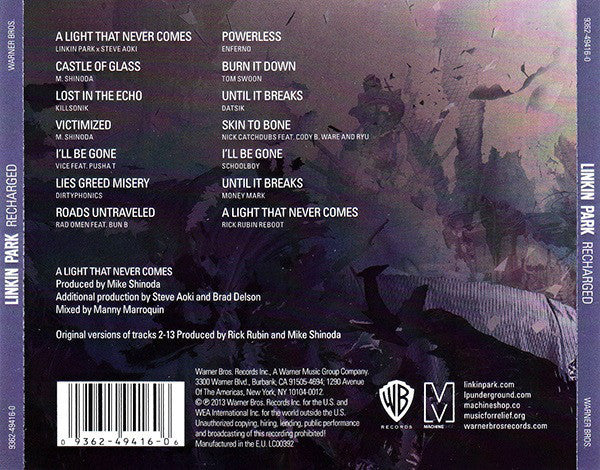 Linkin Park - Recharged (tweedehands CD) - Velvet Music