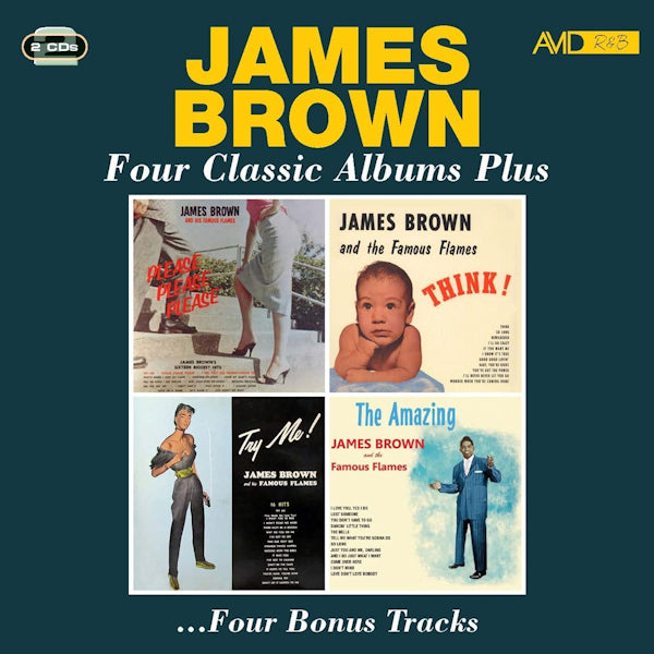 James Brown - Four classic albums plus ...four bonus tracks (CD) - Velvet Music