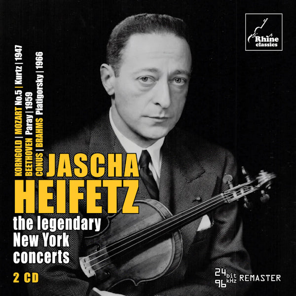 Jascha Heifetz - Les légendaires concerts de New York (CD)