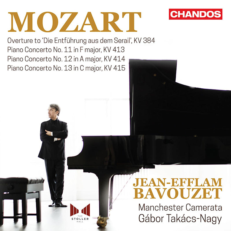 Jean-Efflam Bavouzet / Manchester Camerata - Mozart: overture to die entfuhrung aus dem serail kv 384 / piano concerto no. 11, 12 & 13 (CD) - Velvet Music