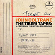 John Coltrane - The Tiberi Tapes: A Preview of the Mythic Recordings (LP) - Velvet Music