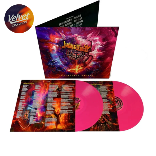 Judas Priest - Invincible shield -pink vinyl- (LP) - Velvet Music