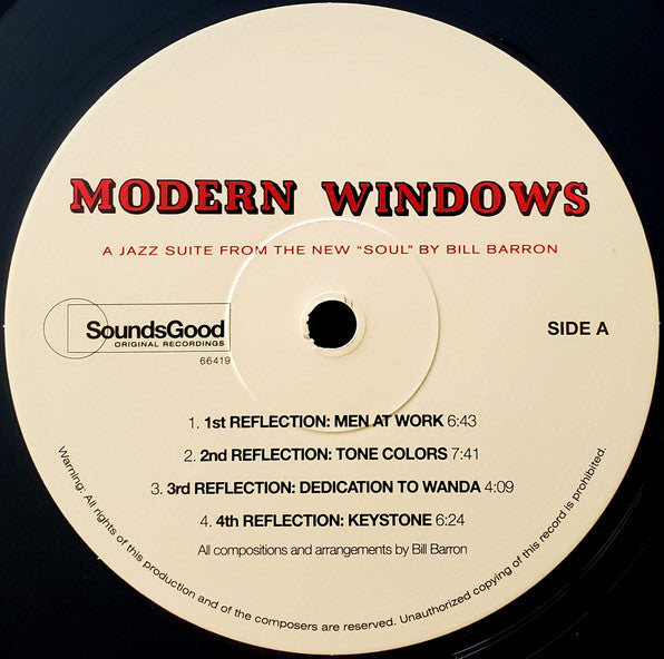 Bill Barron - Modern Windows (LP) - Velvet Music