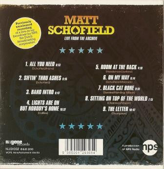 Matt Schofield - Live From The Archive (tweedehands CD) - Velvet Music