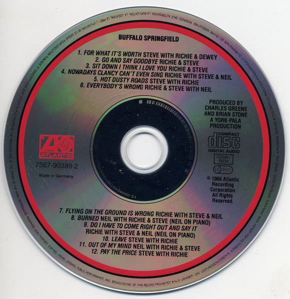 Buffalo Springfield - Buffalo Springfield (CD) - Velvet Music