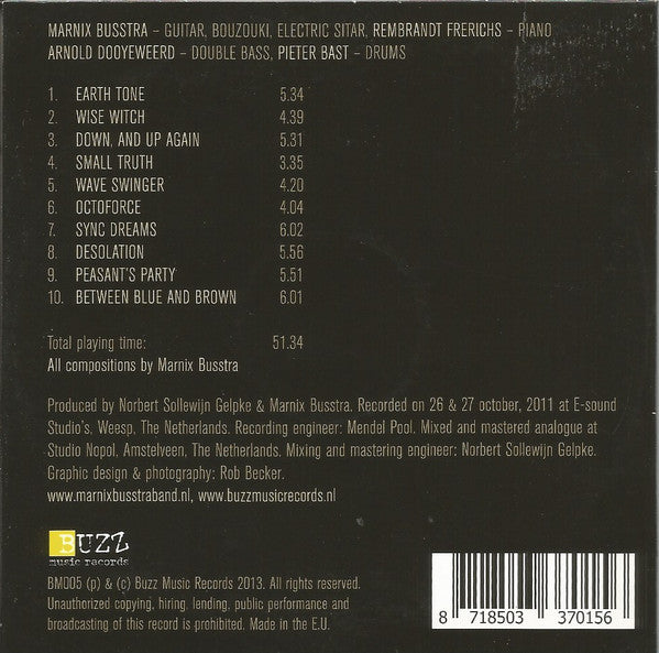 Marnix Busstra - Sync Dreams (tweedehands CD) - Velvet Music