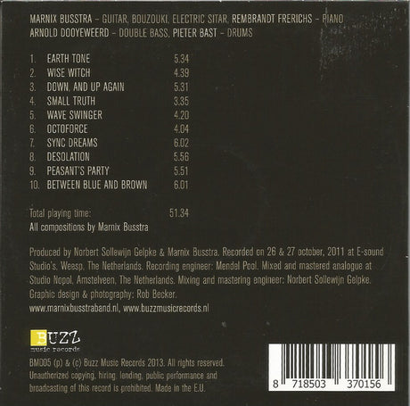 Marnix Busstra - Sync Dreams (tweedehands CD) - Velvet Music