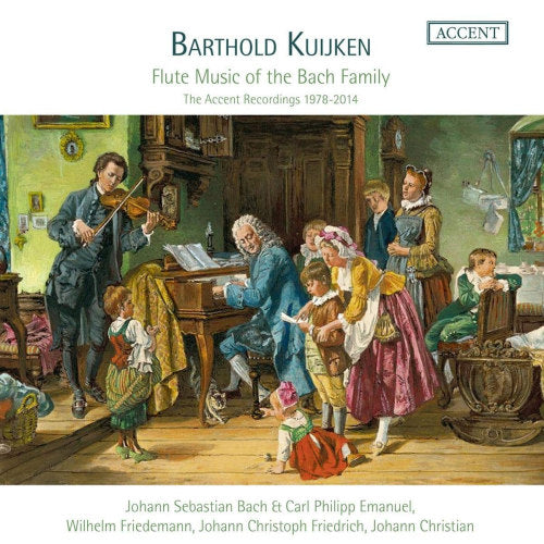 Barthold Kuijken - Musique pour flûte de la famille Bach (CD)