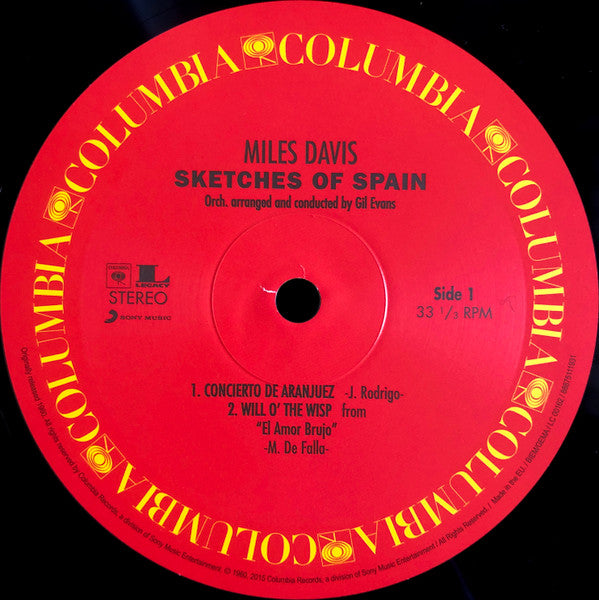 Miles Davis - Sketches Of Spain (LP) - Velvet Music