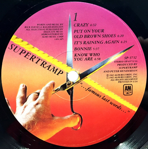 Supertramp - "...Famous Last Words..." (tweedehands LP) - Velvet Music
