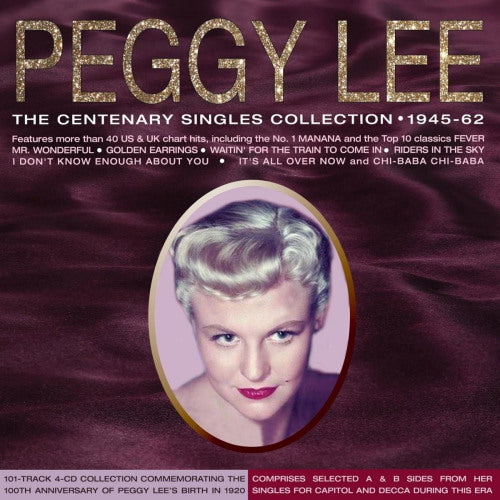 Peggy Lee - Centenary singles collection 1945-62 (CD)