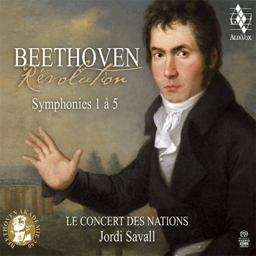 Le Concert Des Nations / Jordi Savall - Beethoven revolution symphonies 1-5 (CD) - Velvet Music