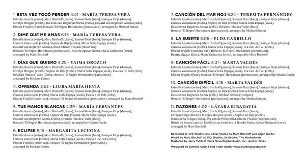 Estrella Acosta - Mujeres De Luna (Songs By Cuban Women Composers) (tweedehands CD) - Velvet Music