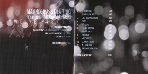 Marnix Busstra Trio Featuring  Mike Mainieri - Twelve Pieces (tweedehands CD) - Velvet Music