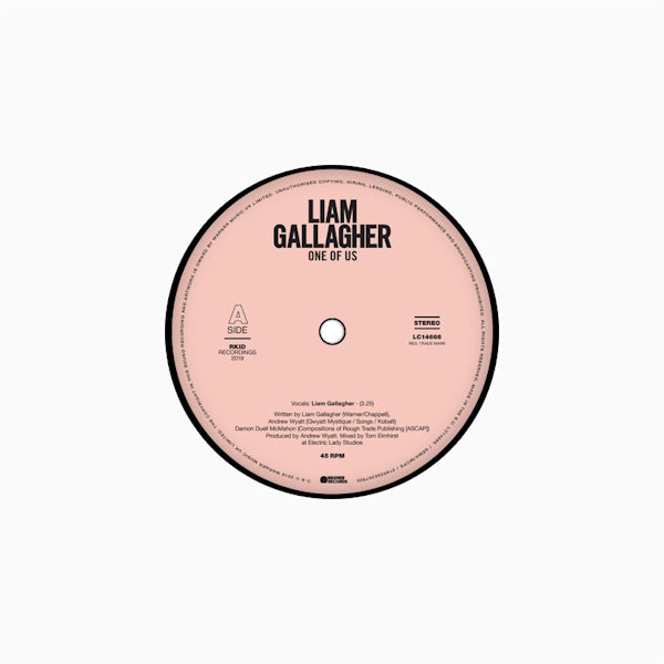 Liam Gallagher - One of us (7-inch single)