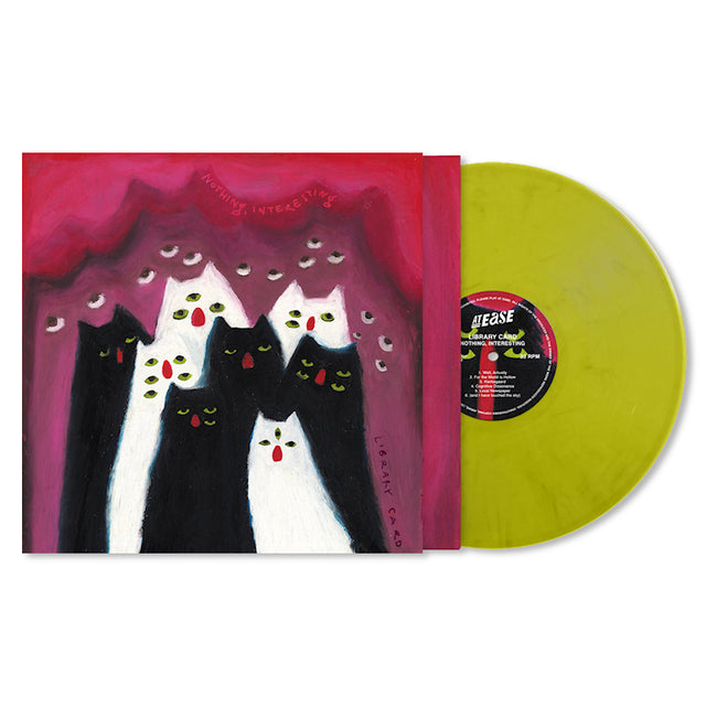 Library Card - Nothing, interesting -psychedelic green vinyl- (LP) - Velvet Music