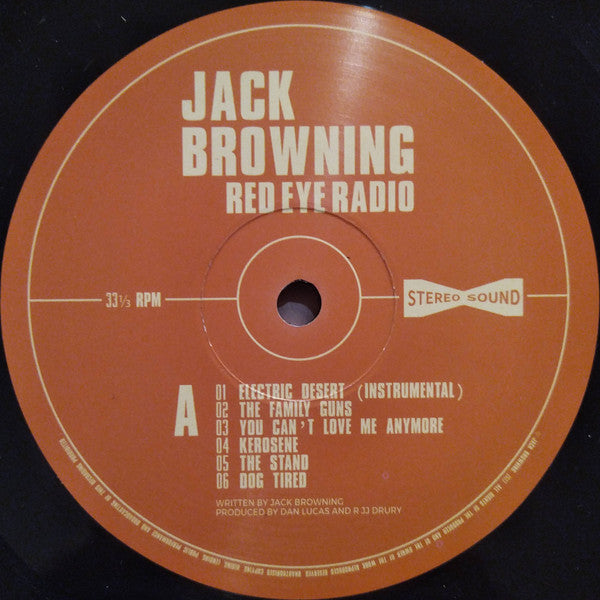 Jack Browning (2) - Red Eye Radio (LP)