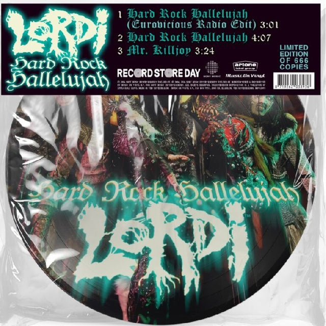 Lordi - Hard Rock Hallelujah (12-inch maxi-single) - Velvet Music