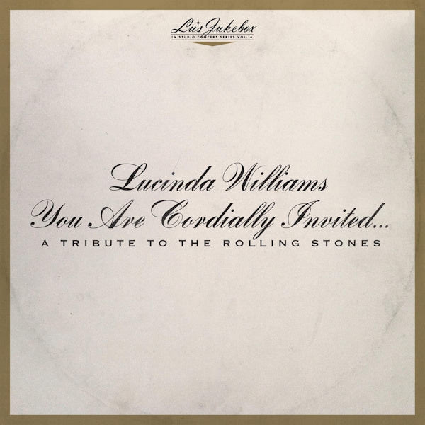 Lucinda Williams - You are cordially invited... a tribute to the rolling stones (LP) - Velvet Music