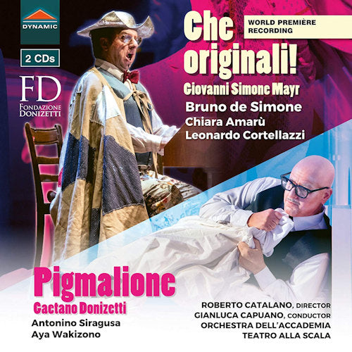 Donizetti/mayr - Pigmalione/che originali! (CD) - Velvet Music