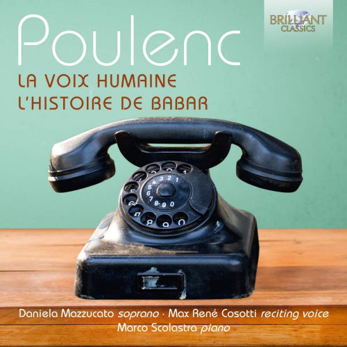 F. Poulenc - La voix humaine/l'histoire de babar (CD)