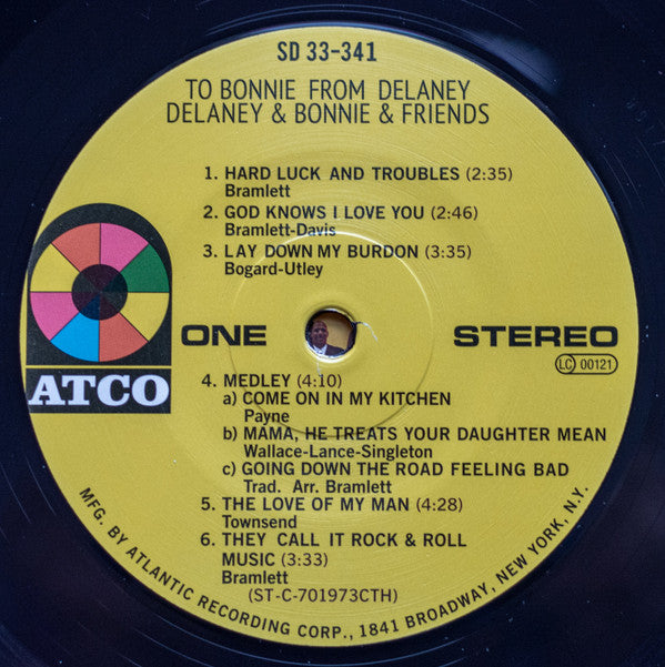 Delaney & Bonnie & Friends - To bonnie from delaney (LP) - Velvet Music
