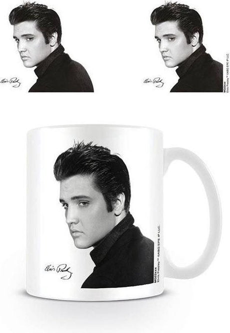MG23158 - ELVIS PRESLEY =boxed Mug= - Portret  (Merchandise) - Velvet Music