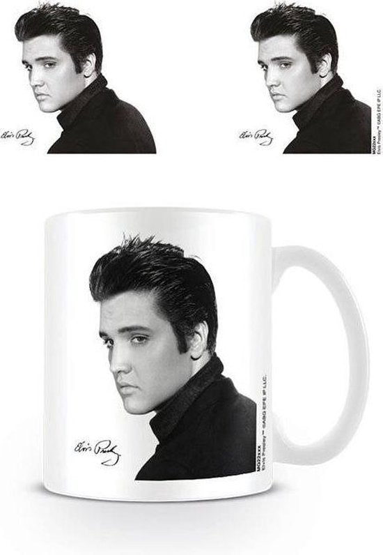 MG23158 - ELVIS PRESLEY =boxed Mug= - Portret  (Merchandise) - Velvet Music