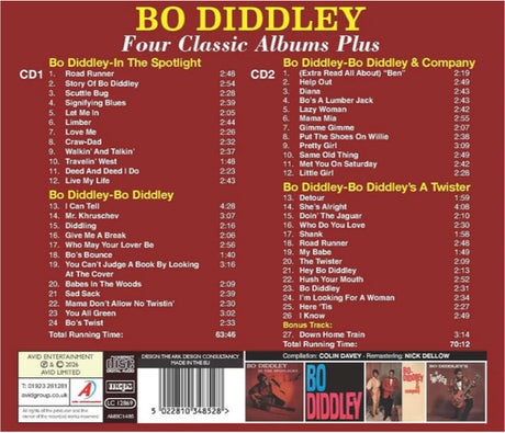 Bo Diddley - Four Classic Albums Plus (CD) - Velvet Music