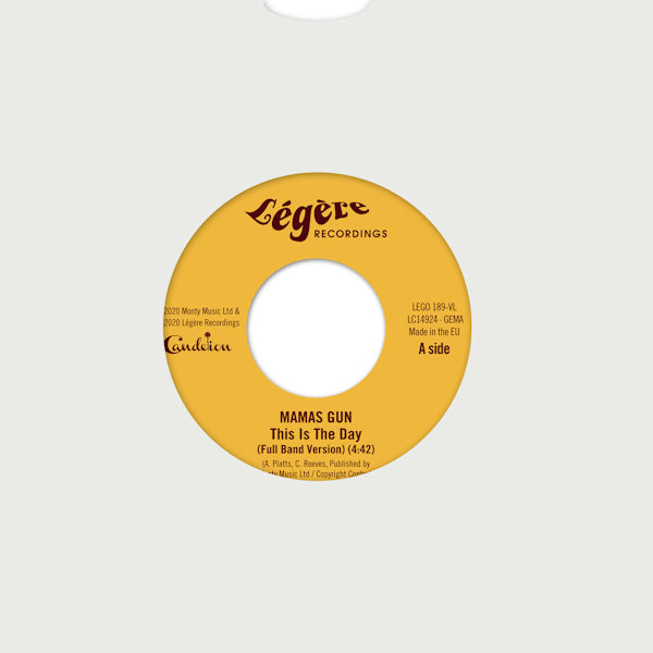 Mamas Gun - This is the day (12-inch maxi single)
