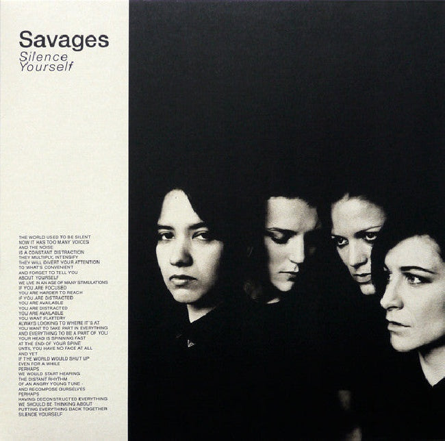 Savages - Silence yourself (LP) - Velvet Music