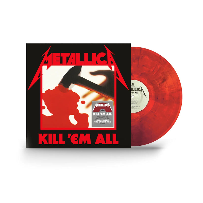 Metallica - Kill 'em all -jump in the fire enige red vinyl- (LP) - Velvet Music