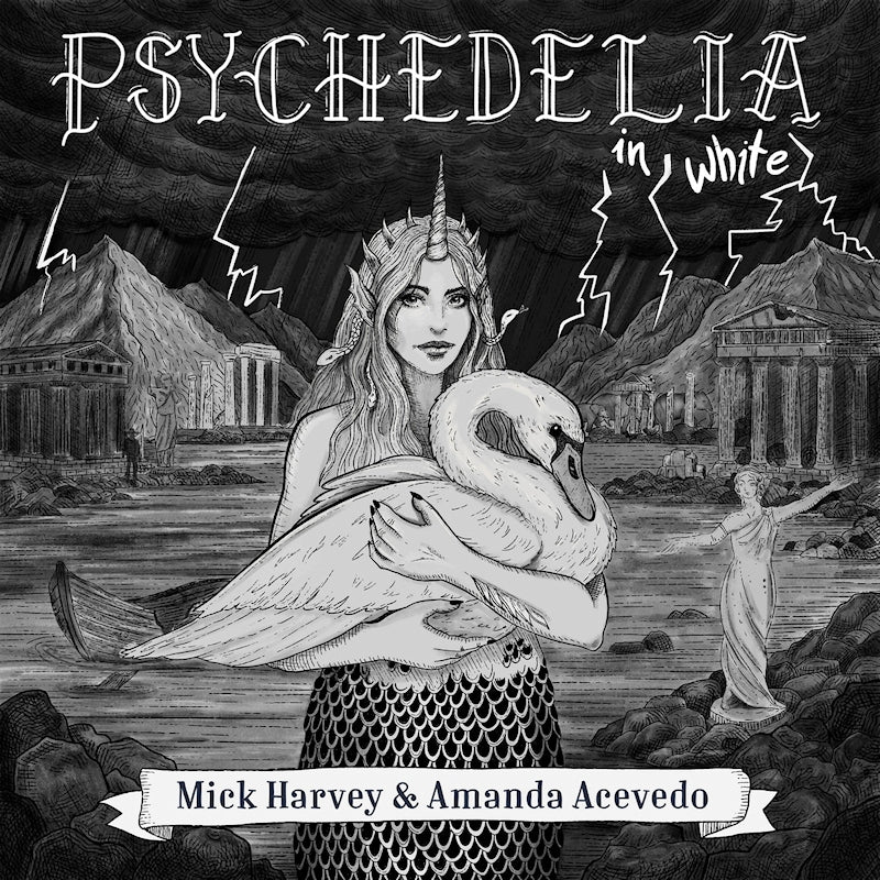 Mick Harvey & Amanda Acevedo - Psychedelia in white (LP)