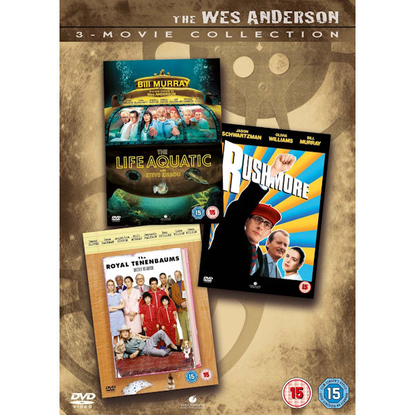 Movie - The Wes Anderson 3-Movie Collection (DVD movie) - Velvet Music
