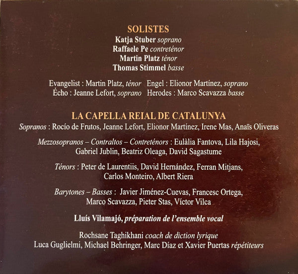 Johann Sebastian Bach, Jordi Savall, Le Concert Des nations, La Capella Reial De Catalunya, Katja Stuber, Raffaele Pe, Martin Platz, Thomas Stimmel - Weihnachts-Oratorium/Oratorio de Noël/Christmas Oratorio (CD)