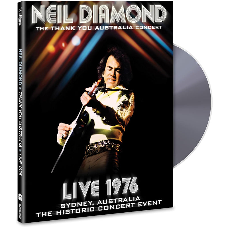 Neil Diamond - The thank you australia concert: live 1976 (DVD) - Velvet Music