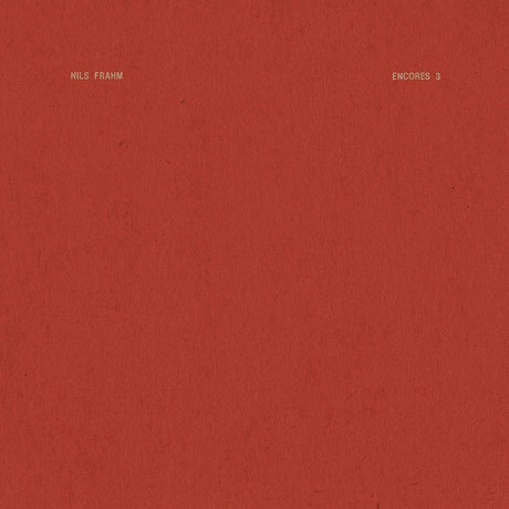 Nils Frahm - Encores 3 (12-inch maxi-single) - Velvet Music