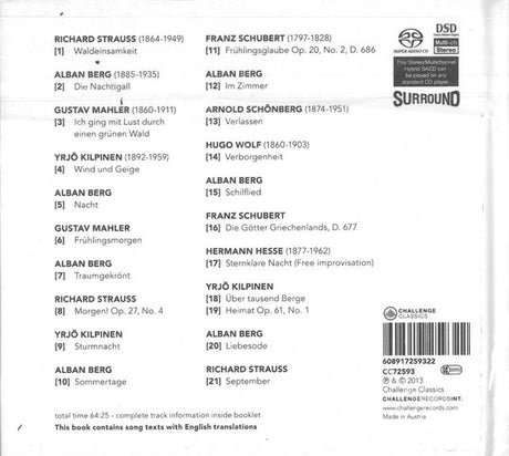 Julia Kleiter & Michael Gees - Schöne Welt, Wo Bist Du? (Fair World, Where Are You?) (CD)