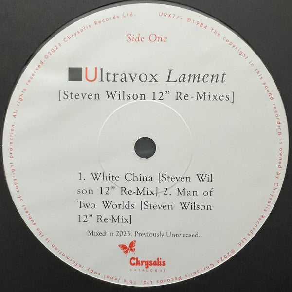 Ultravox - Re-mixes (Steven Wilson 12" Re-Mixes) (12-inch maxi-single)
