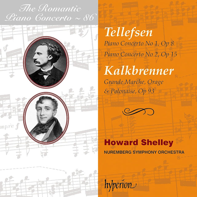 Nuremberg Symphony Orchestra / Howard Shelley - Tellefsen / Kalkbrenner: The Romantic Piano Concerto 86 (CD) - Velvet Music