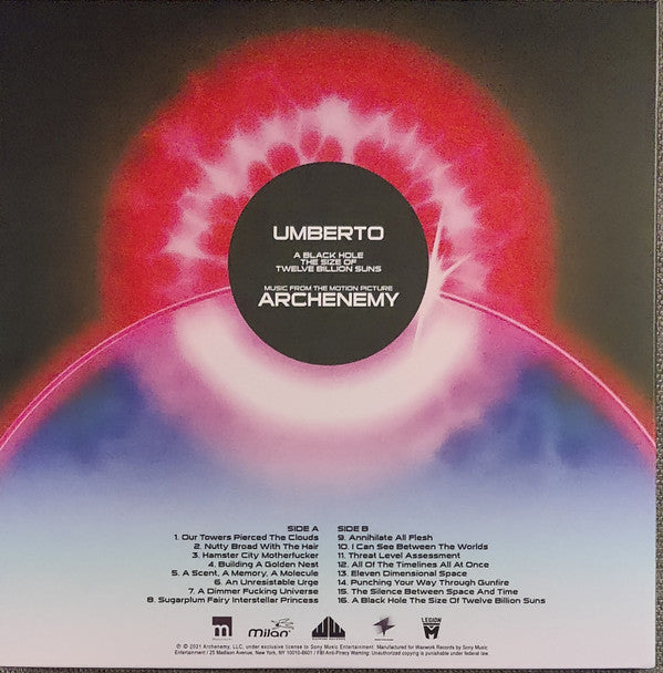 Umberto - Archenemy (LP) - Velvet Music