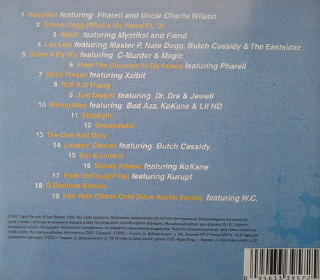 Snoop Dogg - The Best Of Snoop Dogg (CD) - Velvet Music