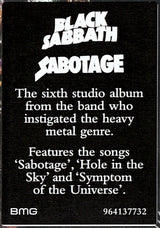 Black Sabbath - Sabotage (CD) - Velvet Music