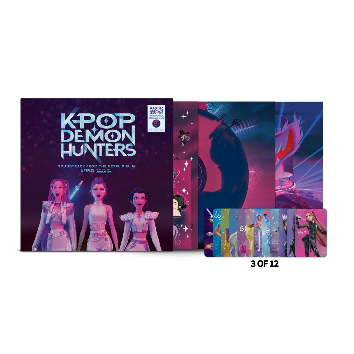 OST - KPop Demonhunters LP (Blue/Pink Coloured vinyl LP)